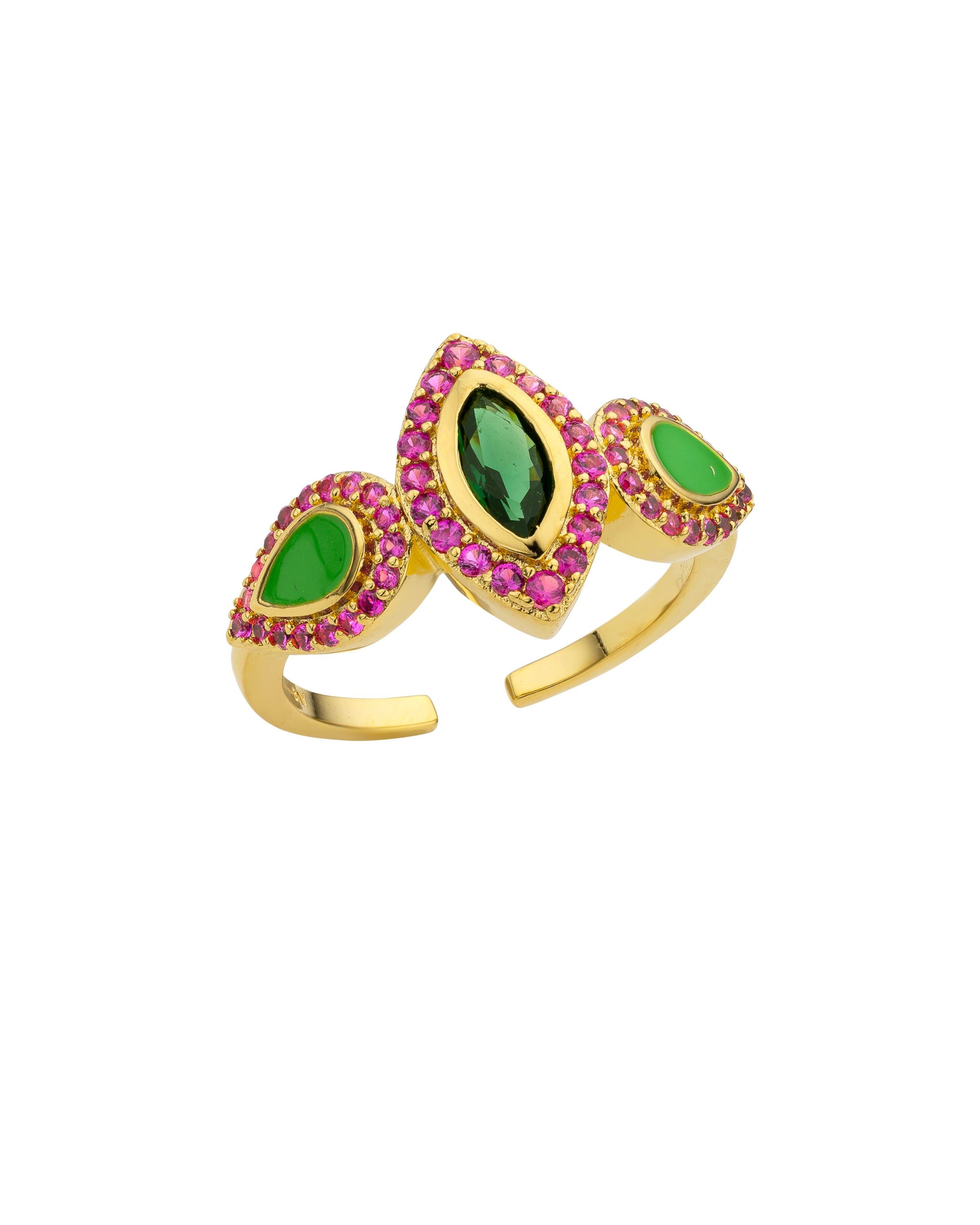 RING - GREEN LOVELY MADEMOISELLE