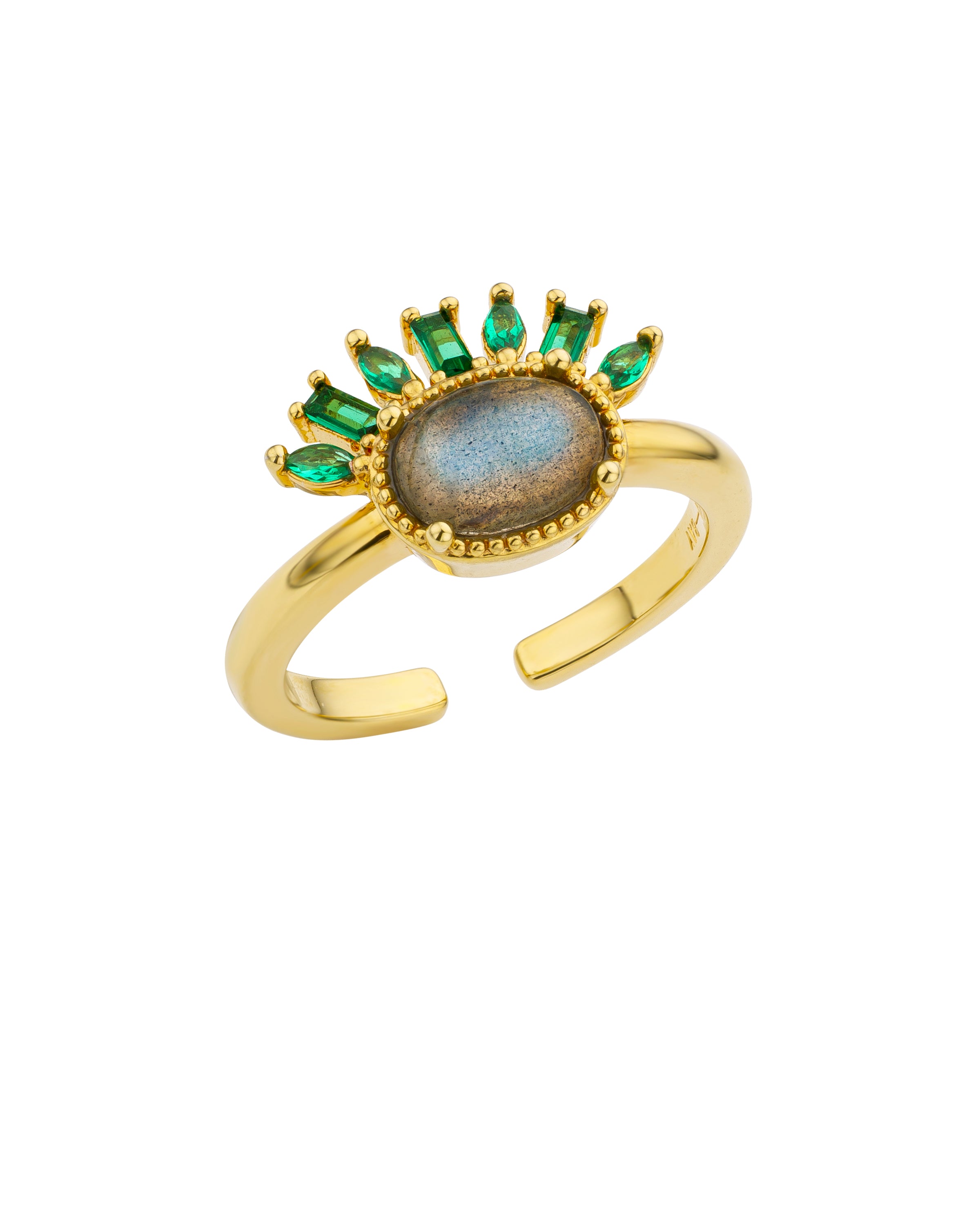 BAGUE - LABRADORITE LADY