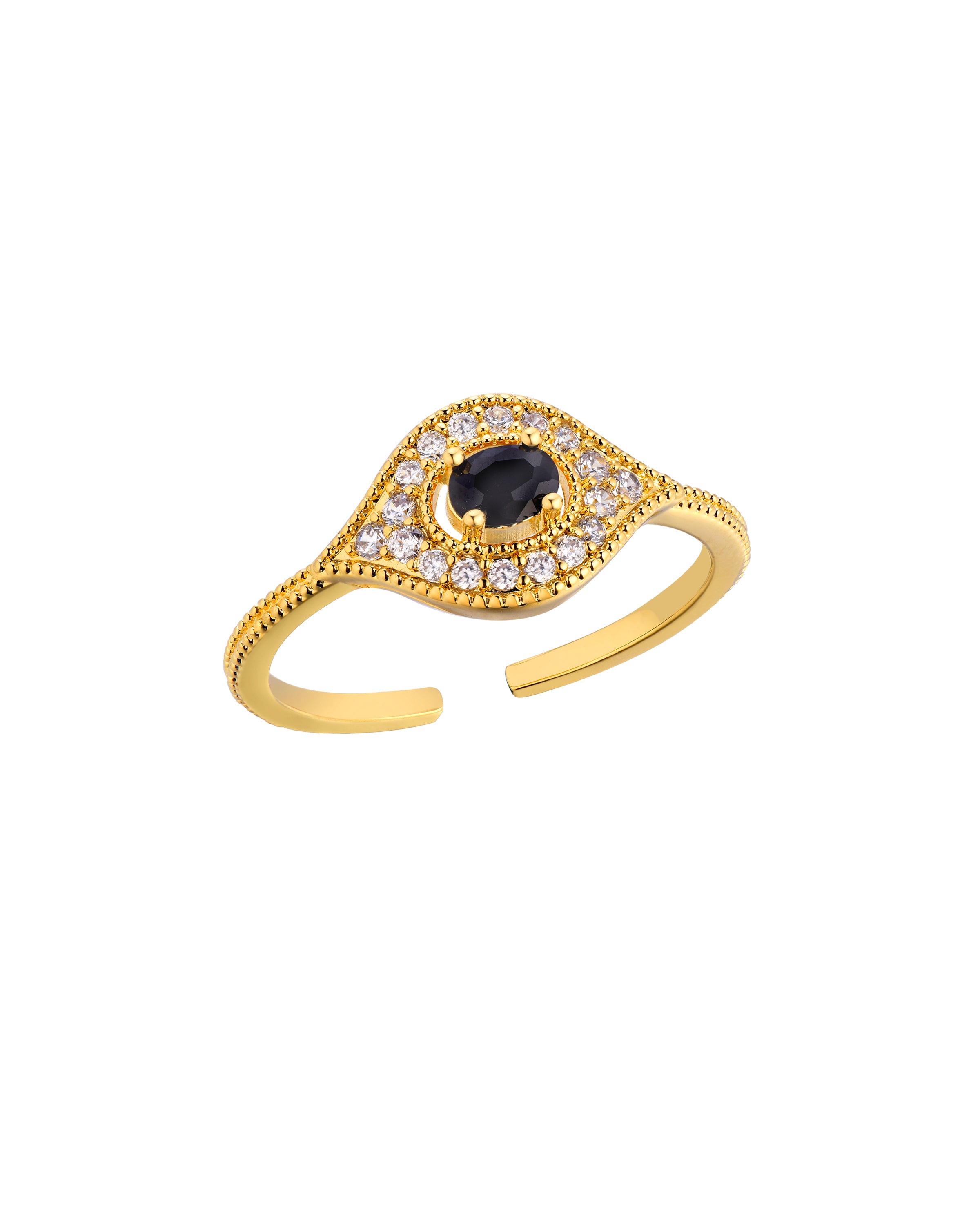 BAGUE - BLACK MAJESTIC EYE