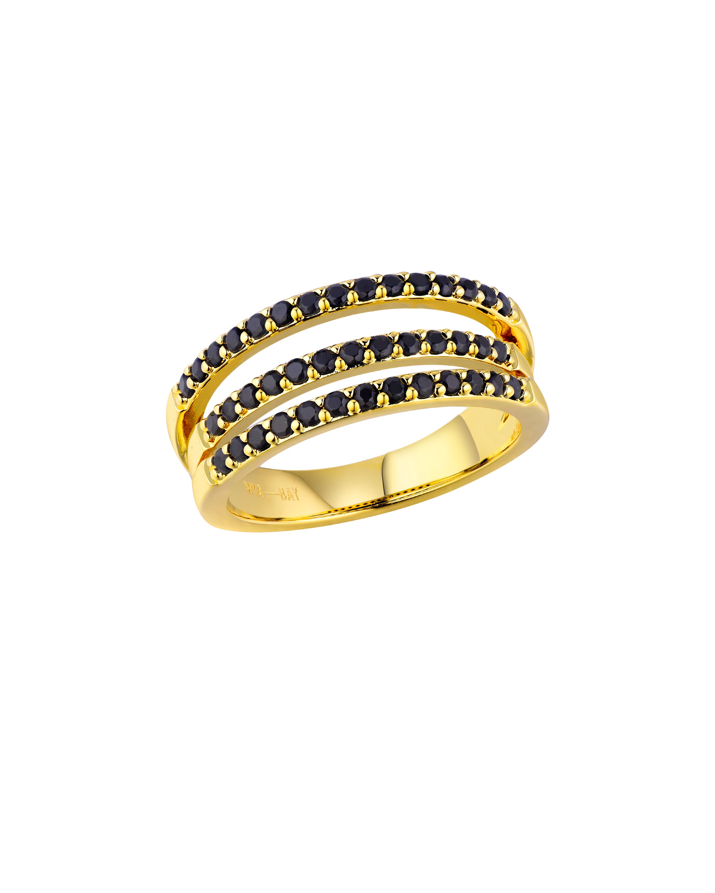 BAGUE - BLACK TRINITY