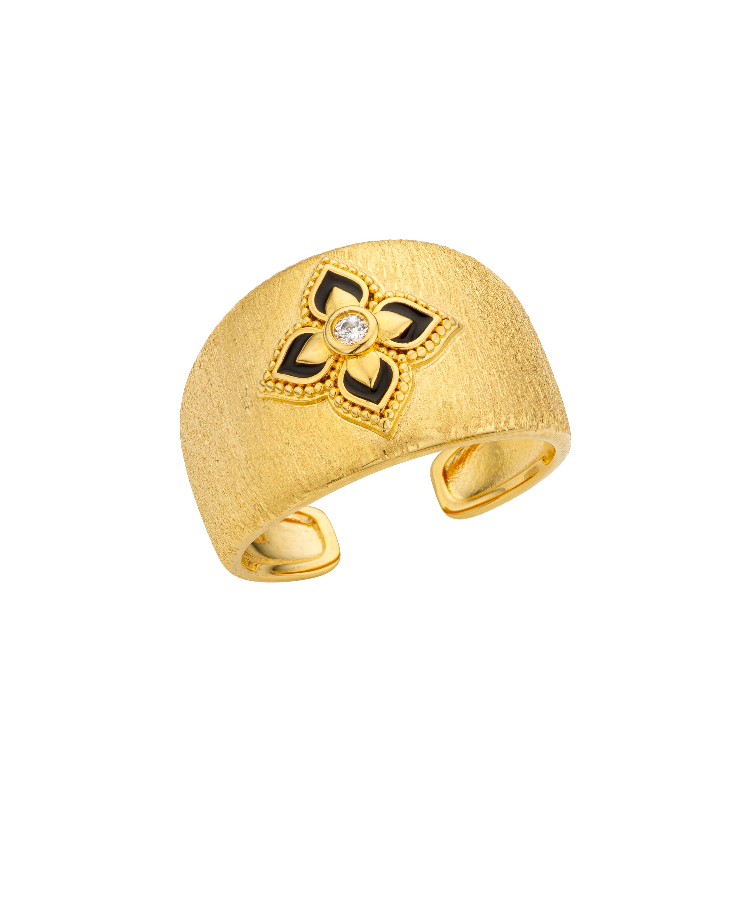 RING - BLACK LOTUS CUFF