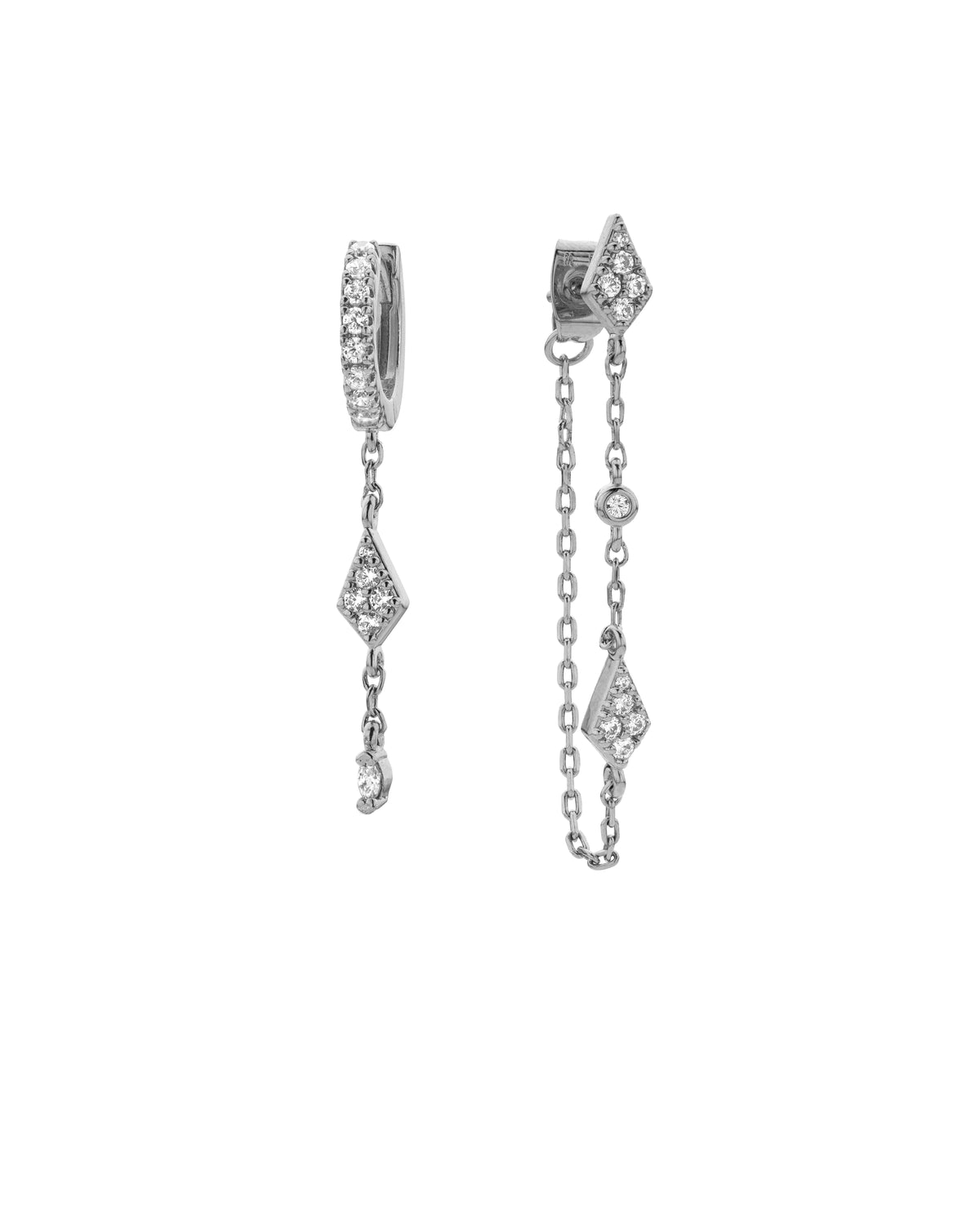 EARRINGS - LOSANGE TWIN