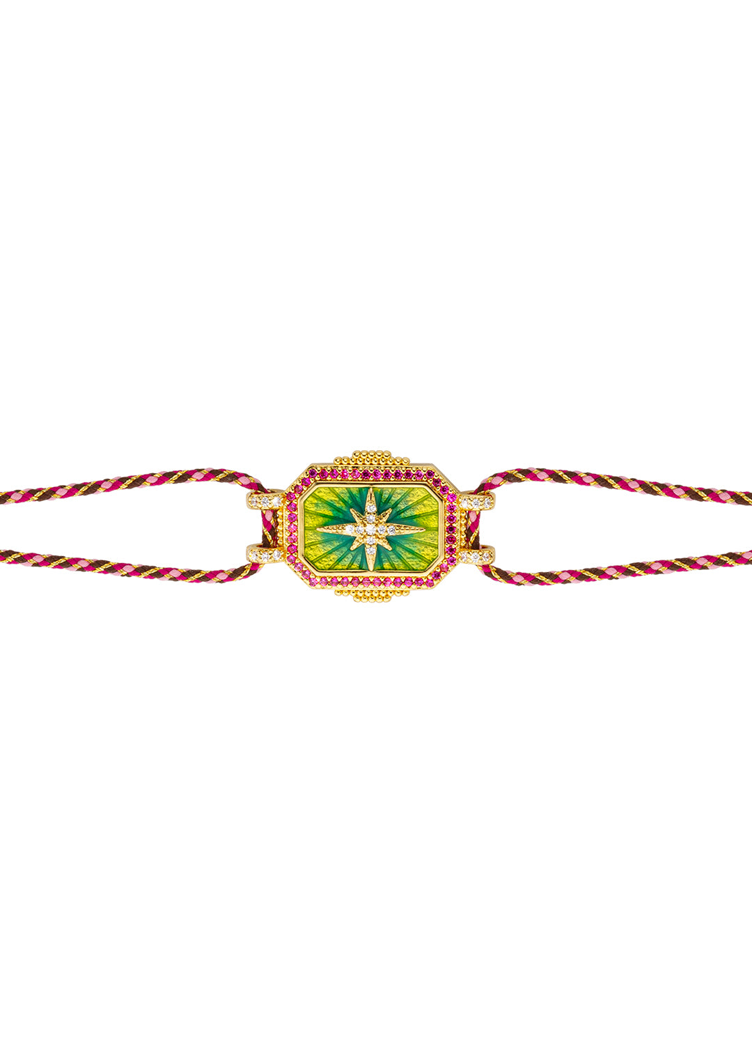 BRACELET - GREEN DIWALI BOHEME