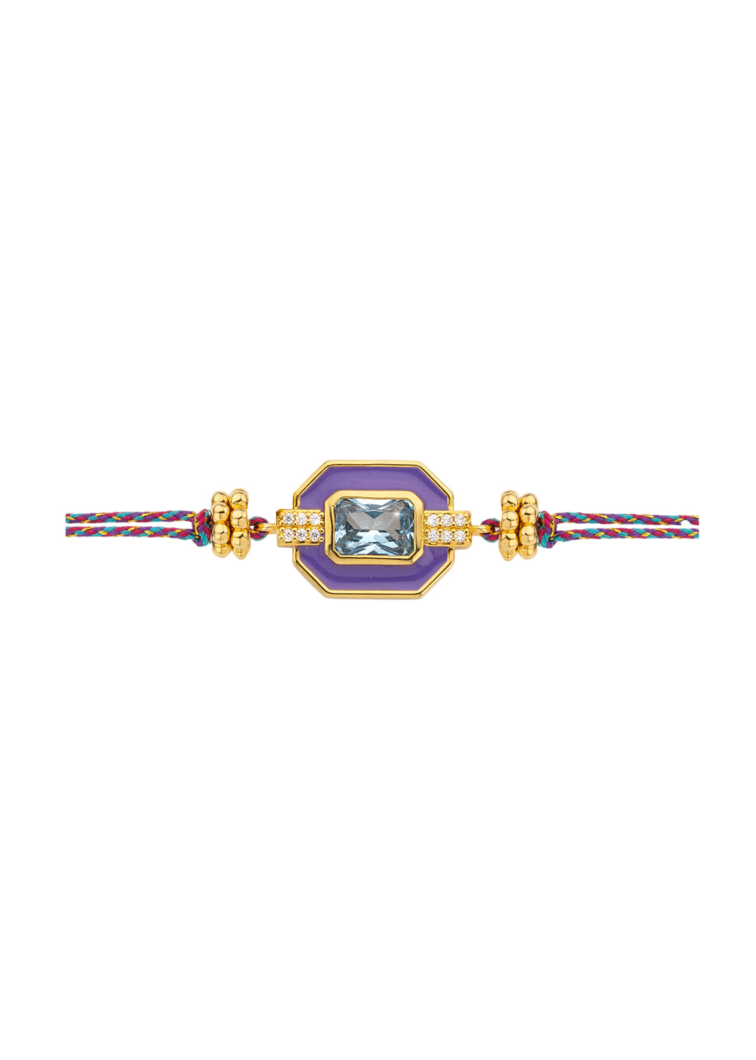 BRACELET - PURPLE ART DECO