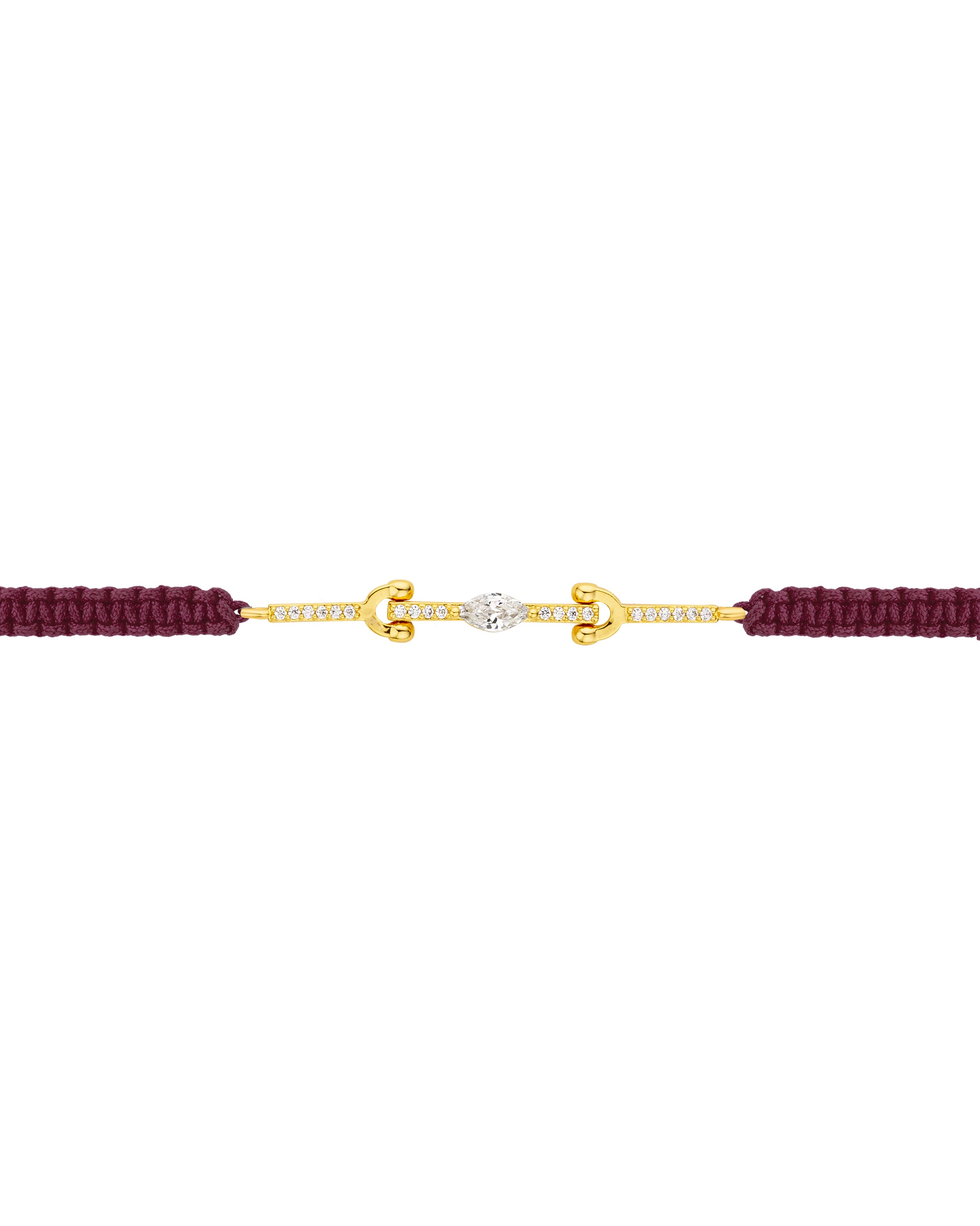 BRACELET - BURGUNDY DRIFT LINK