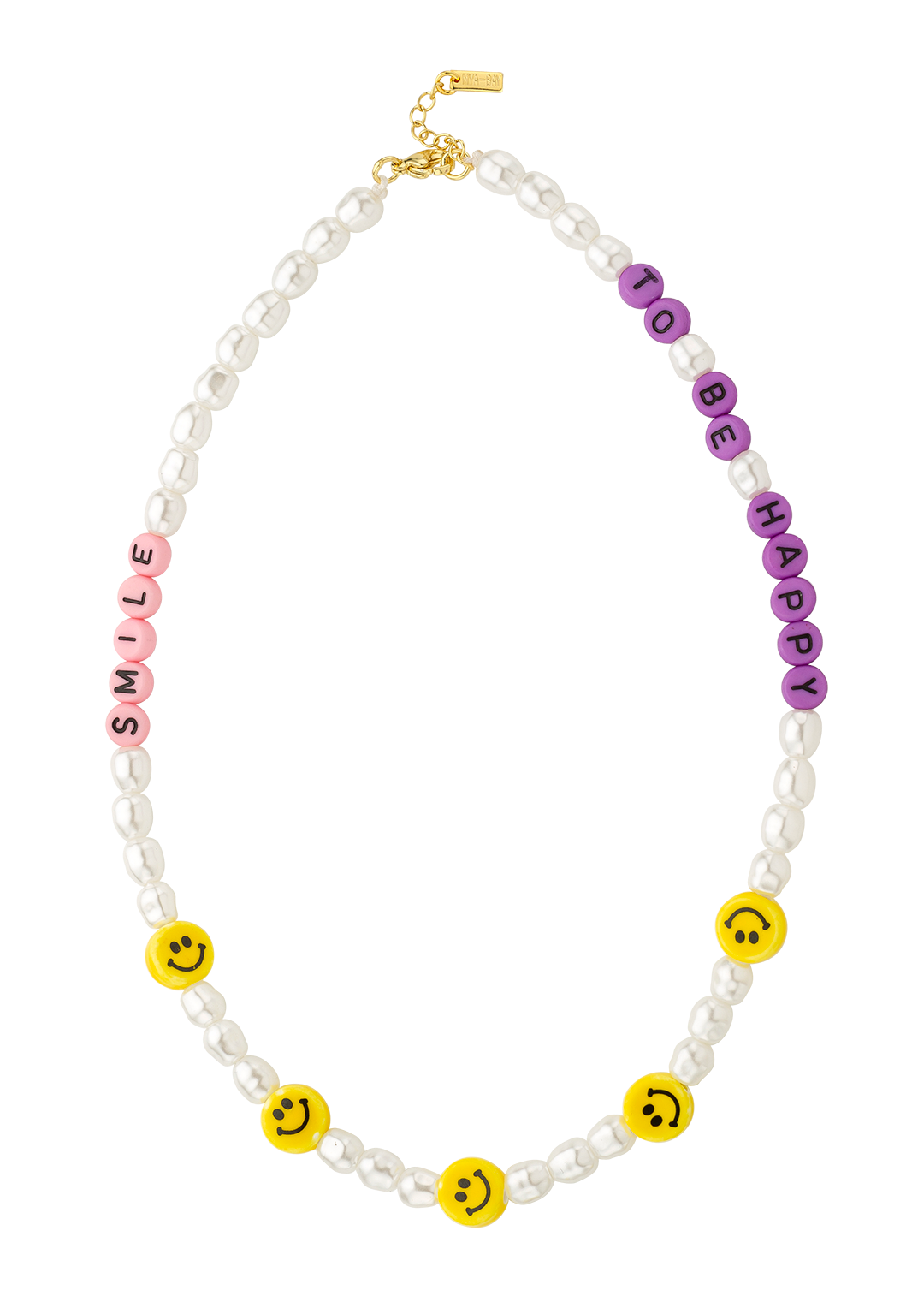NECKLACE - SMILE TO BE HAPPY