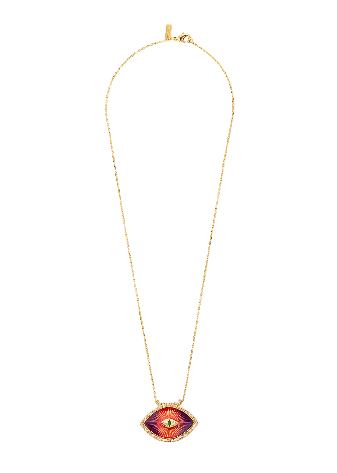 COLLIER - PURPLE RAINBOW TIKA