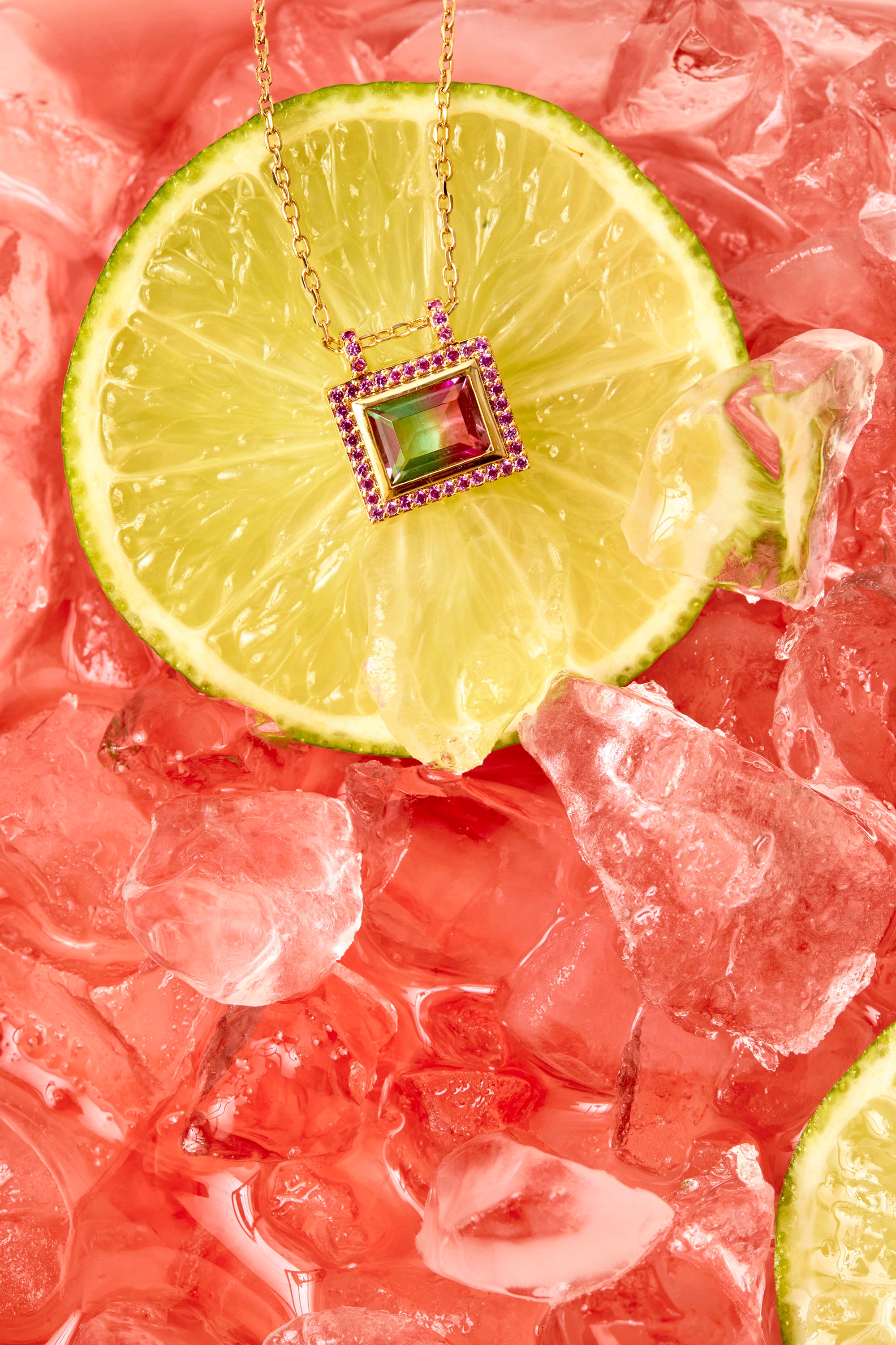 NECKLACE - RUBY WATERMELON EL PASO