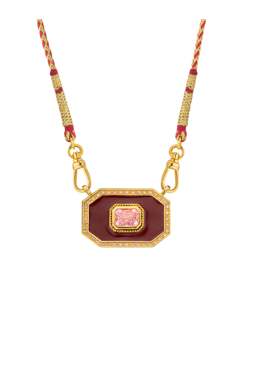 NECKLACE - BURGUNDY YUCATAN