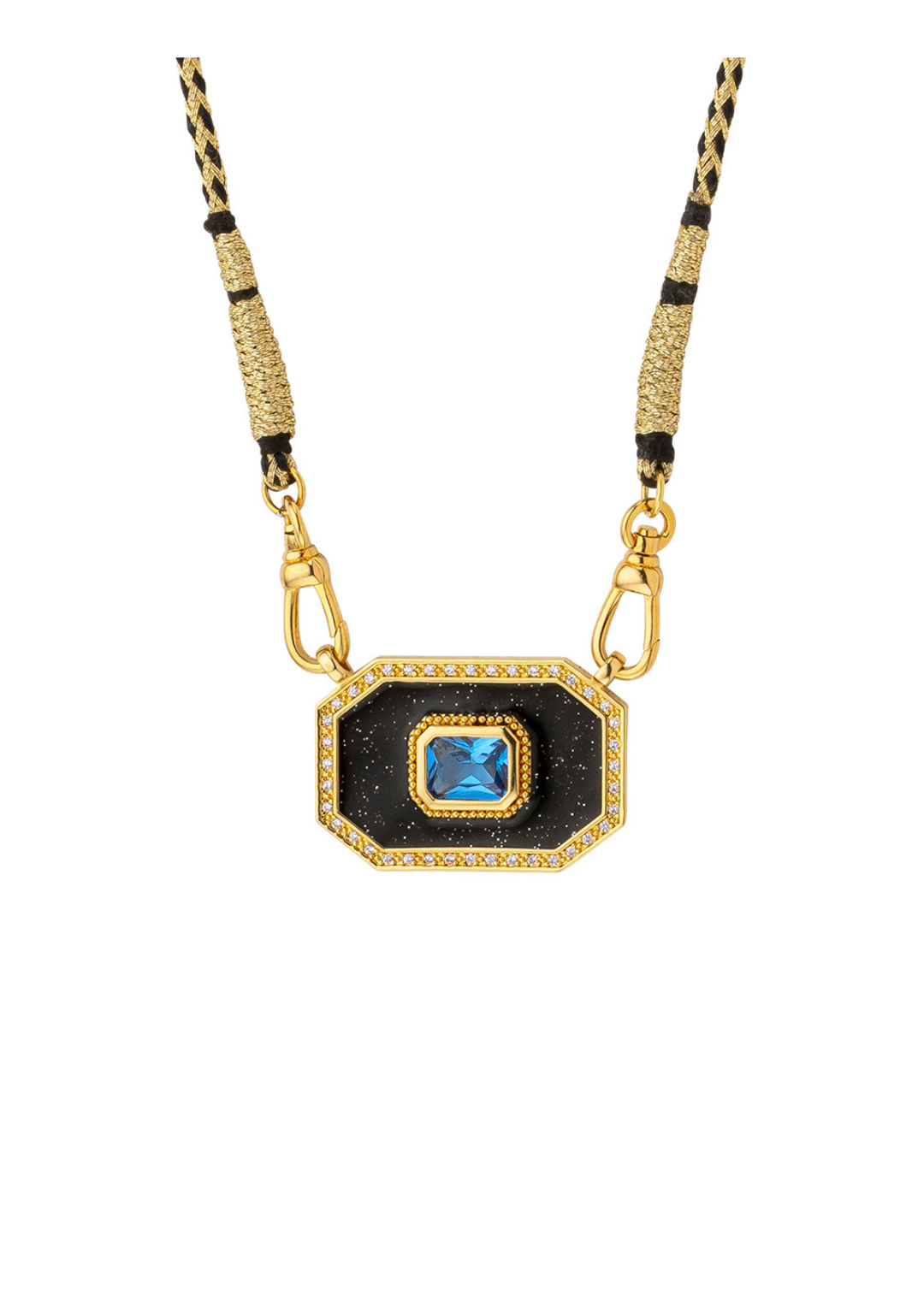 NECKLACE - BLACK SHINY YUCATAN