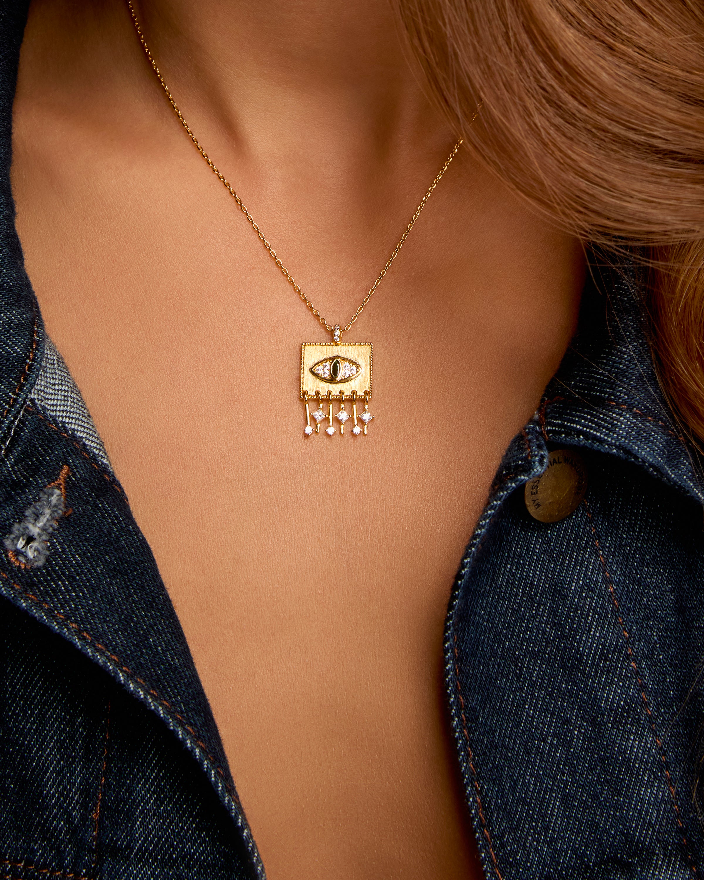 NECKLACE - EYE - I LOVE YOU