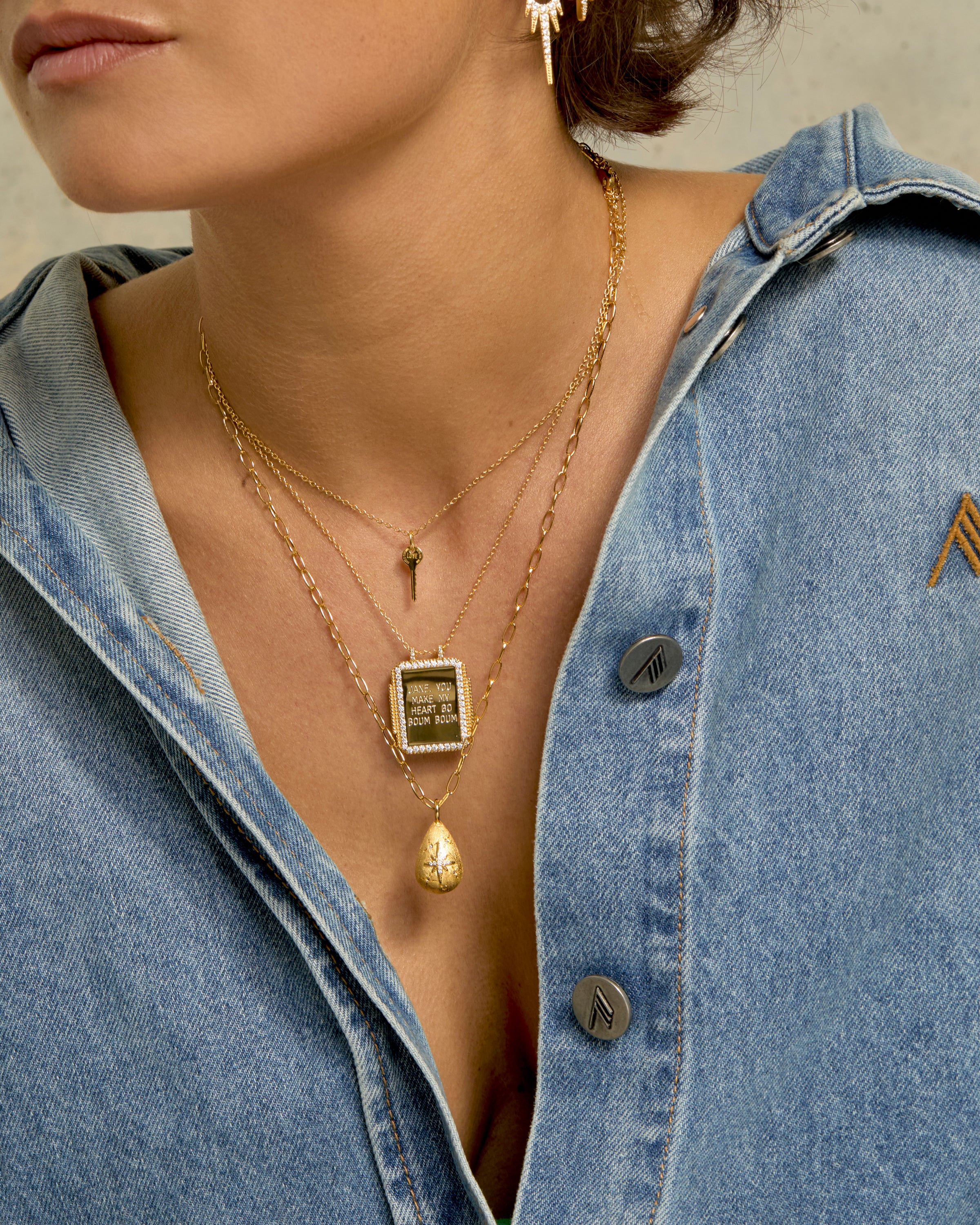 COLLIER - BOHEME À GRAVER