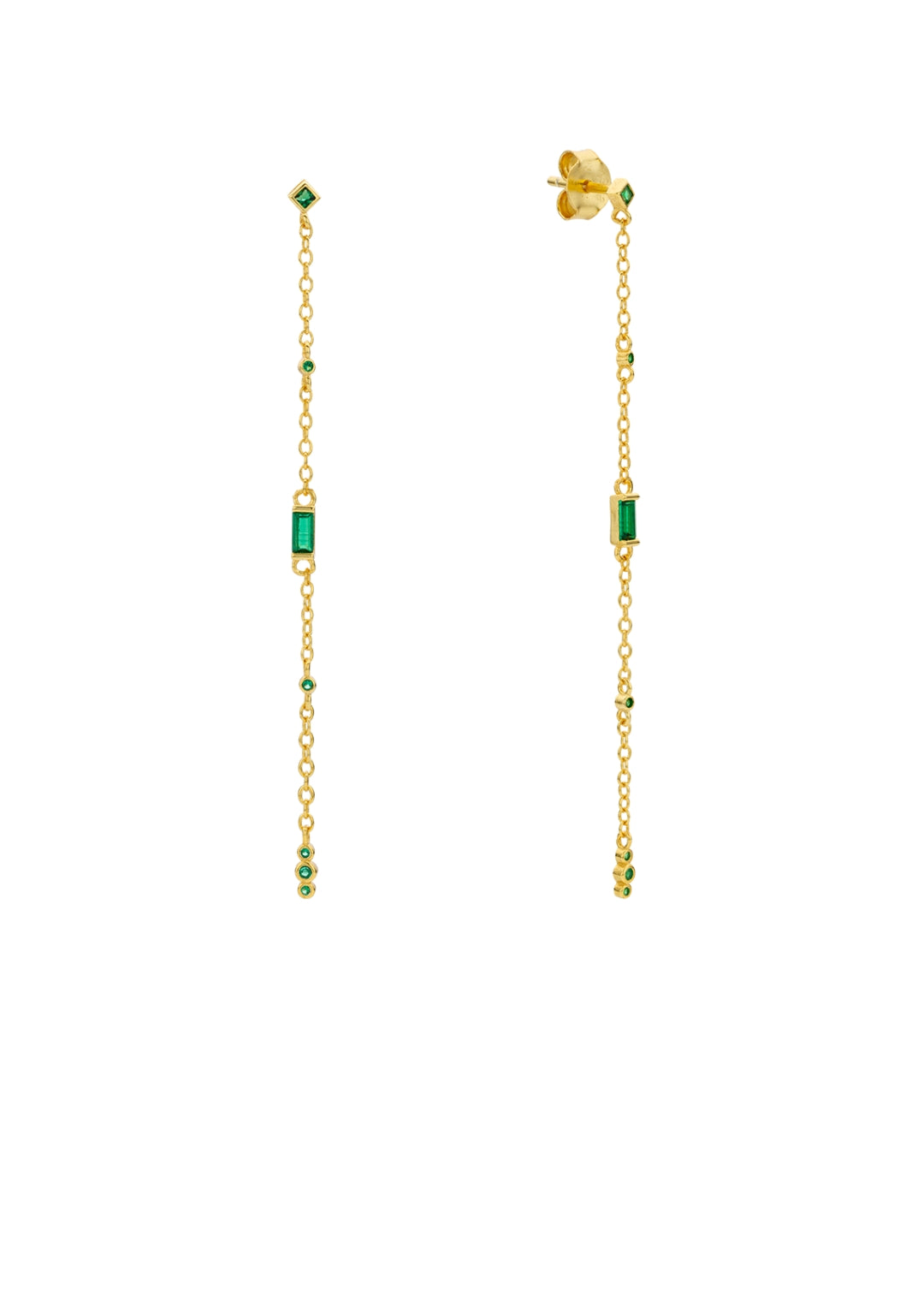 EARRINGS - GREEN MADISON