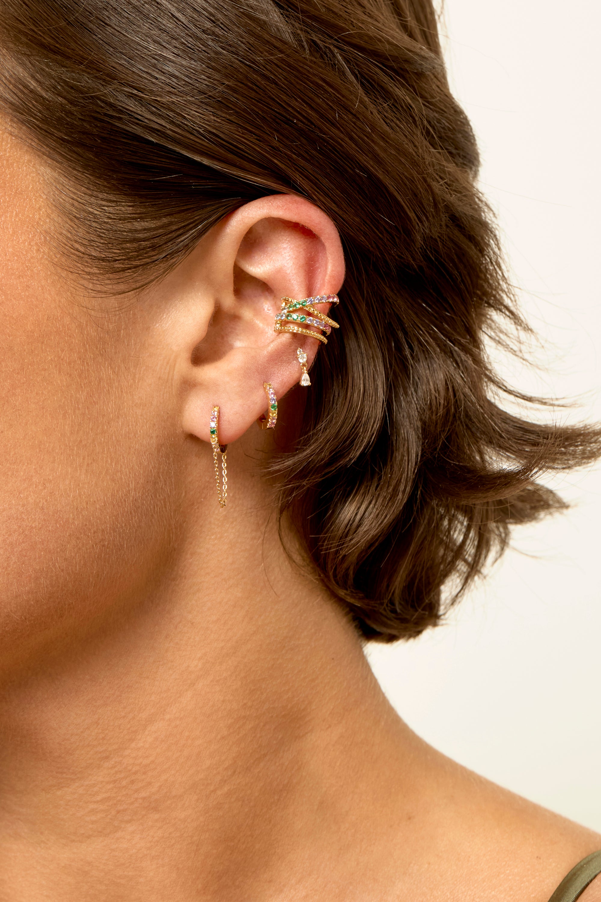 EARCUFF - RAINBOW MAYFAIR