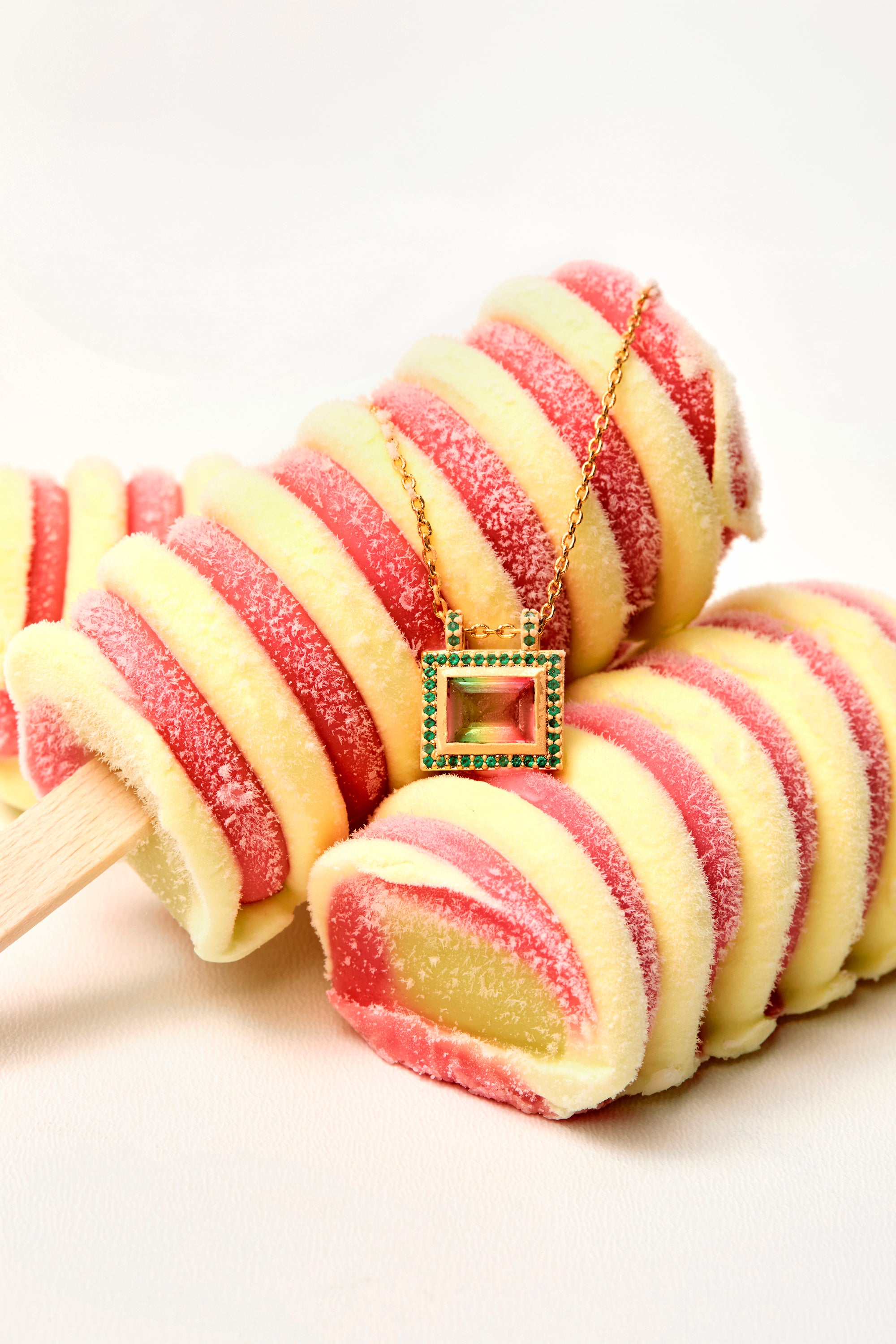 NECKLACE - GREEN WATERMELON EL PASO