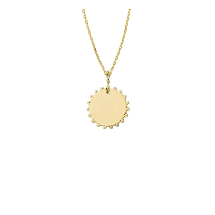 COLLIER - MEDAILLE À GRAVER