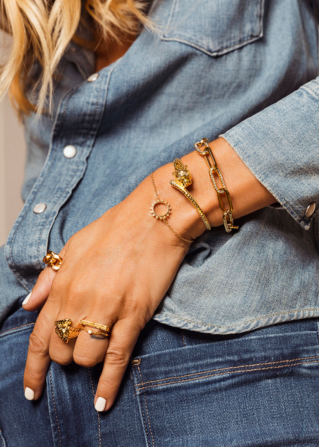 BAGUE - SPARKLING SQUARE