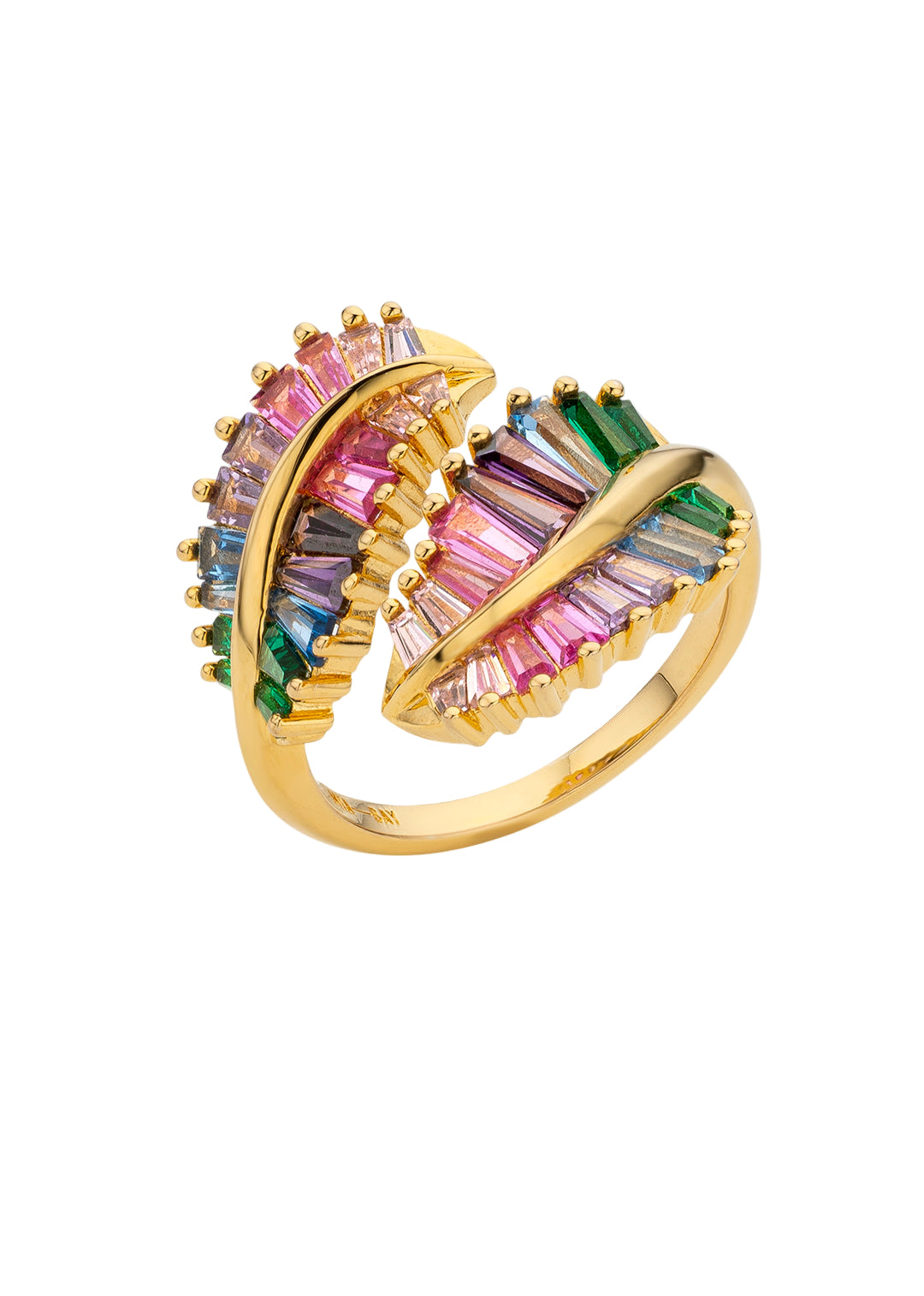 BAGUE - RAINBOW LEAVES