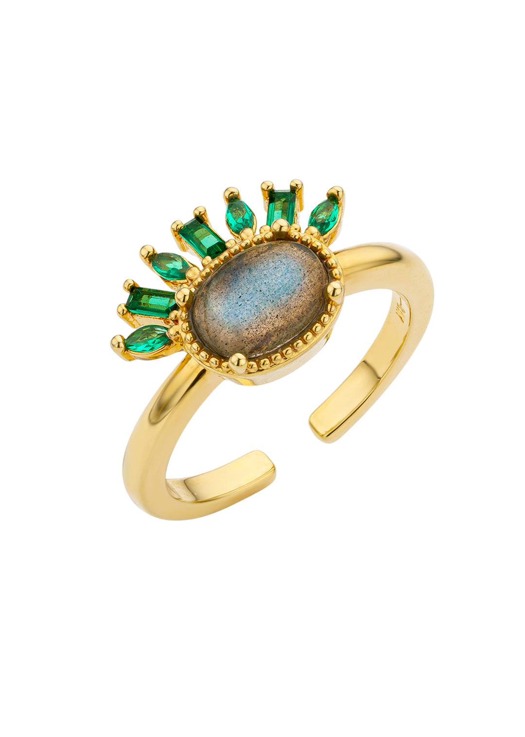BAGUE - LABRADORITE LADY