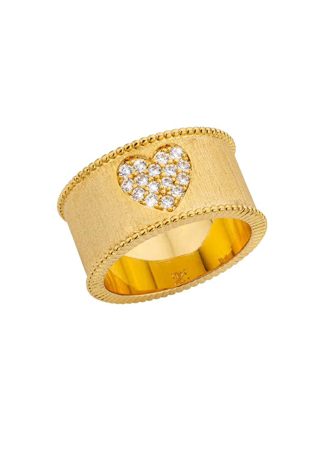 BAGUE - HEART CROWN