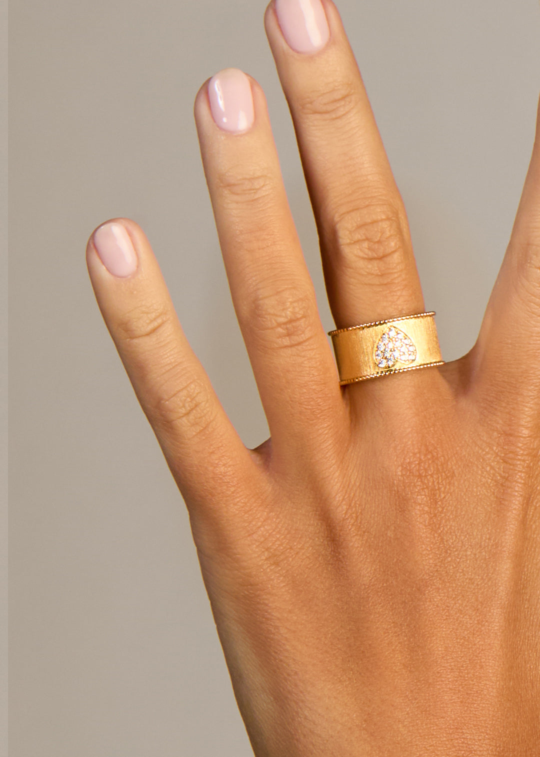 BAGUE - HEART CROWN