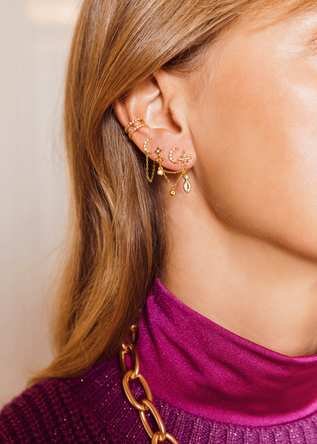 BOUCLES D'OREILLES - CHANDELIER
