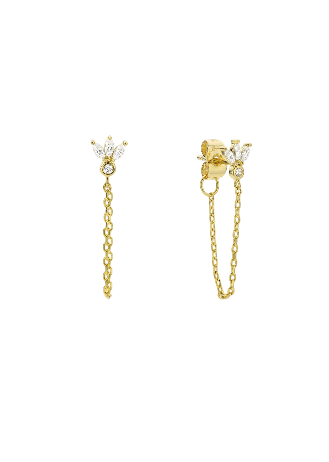 BOUCLES D'OREILLES - MAGNOLIA CHAIN