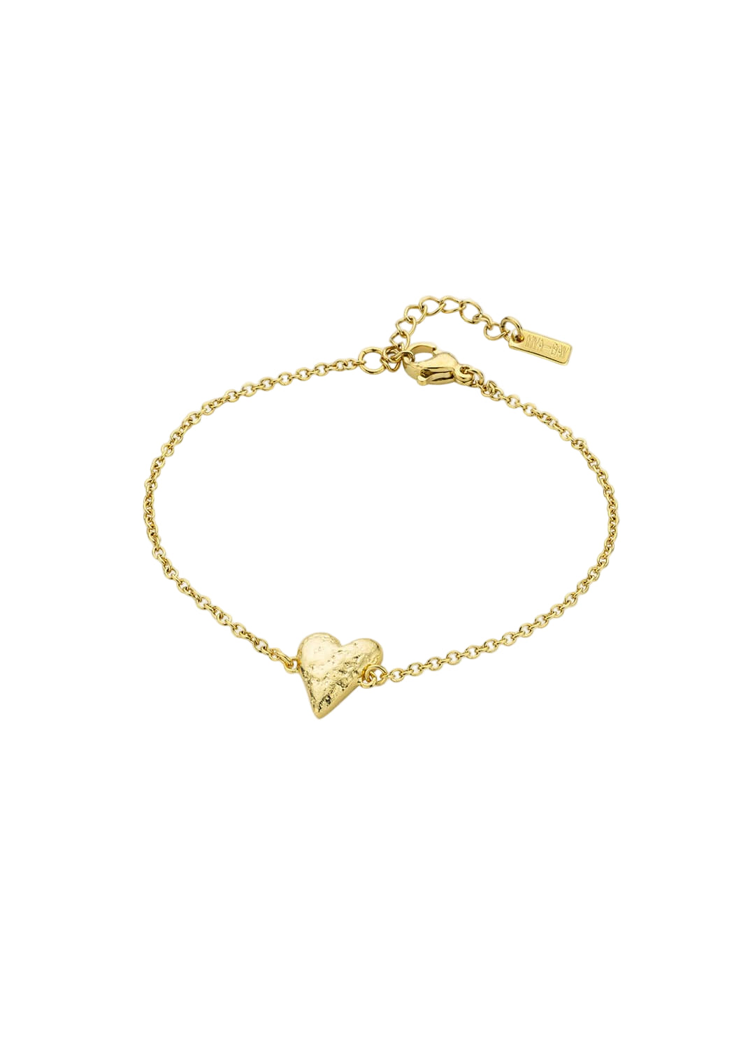 BRACELET - HAMMERED HEART