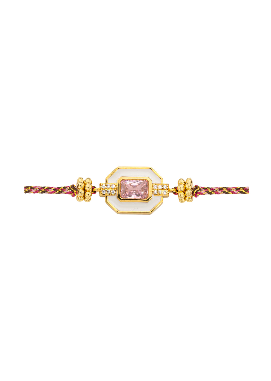 BRACELET - WHITE ART DECO