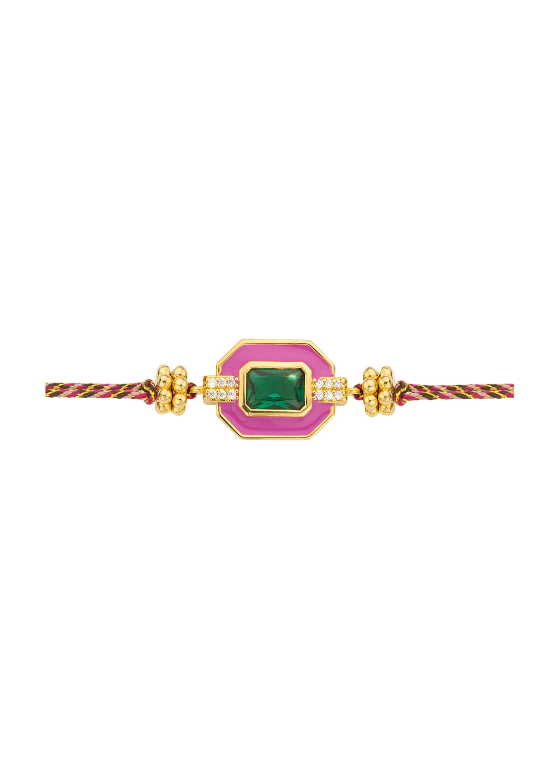 BRACELET - FUCHSIA ART DECO