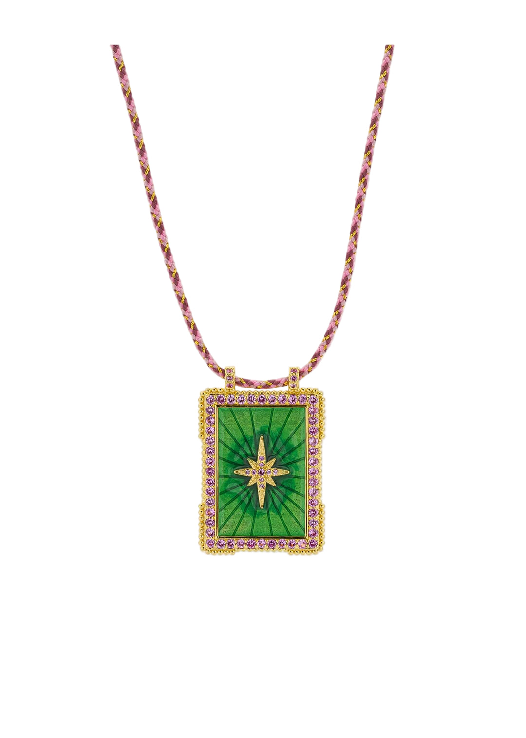 COLLIER - GREEN DIWALI BOHEME