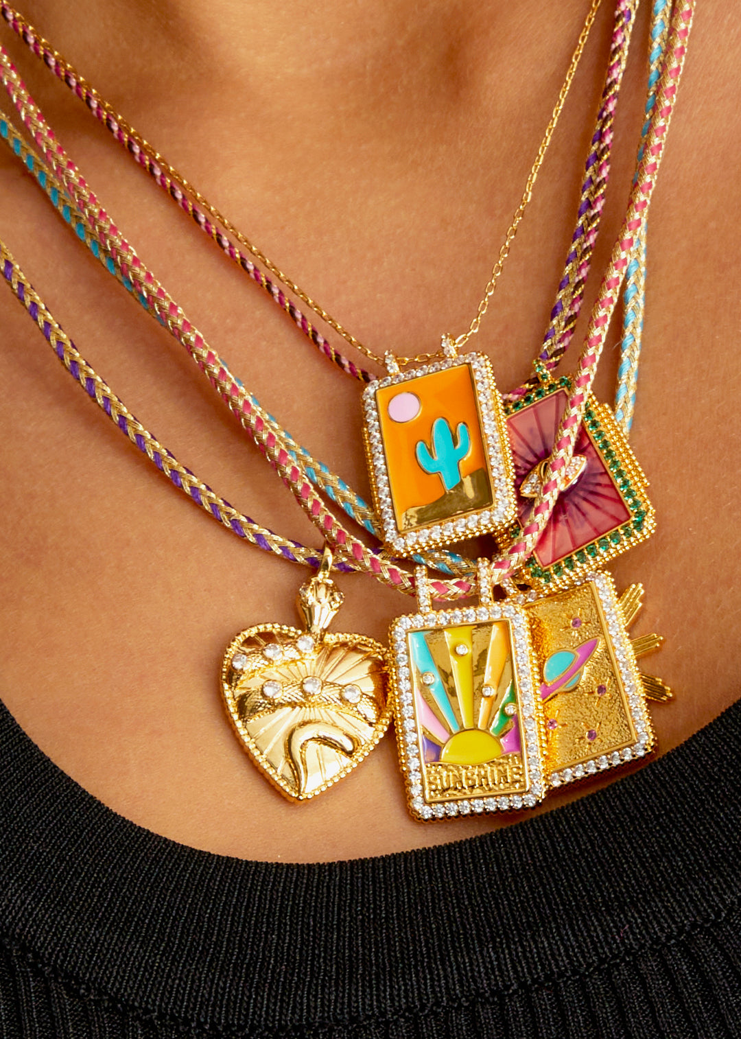 COLLIER - RAINBOW BOHEME