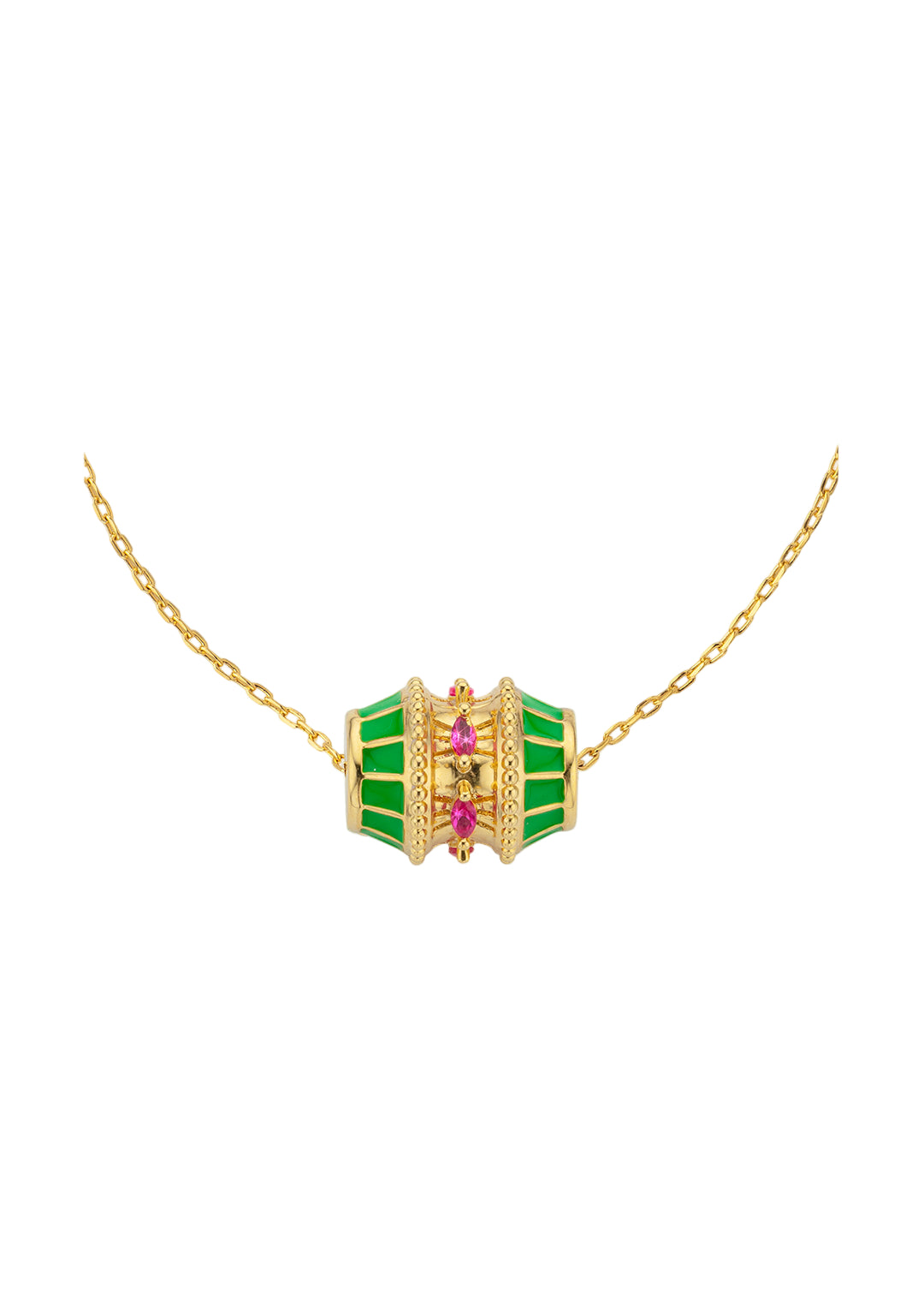COLLIER - GREEN TALISMAN