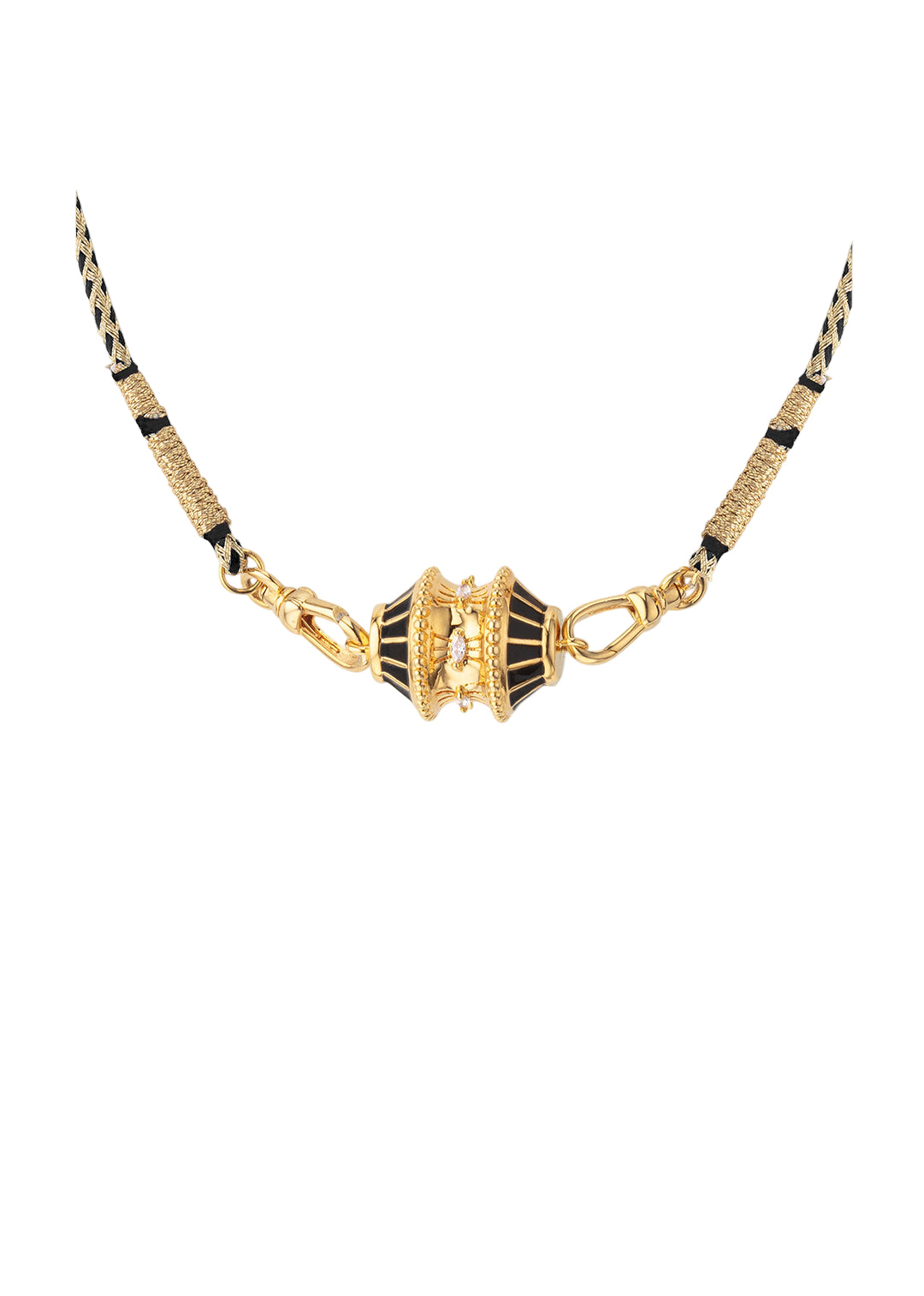 COLLIER - BIG TALISMAN BLACK