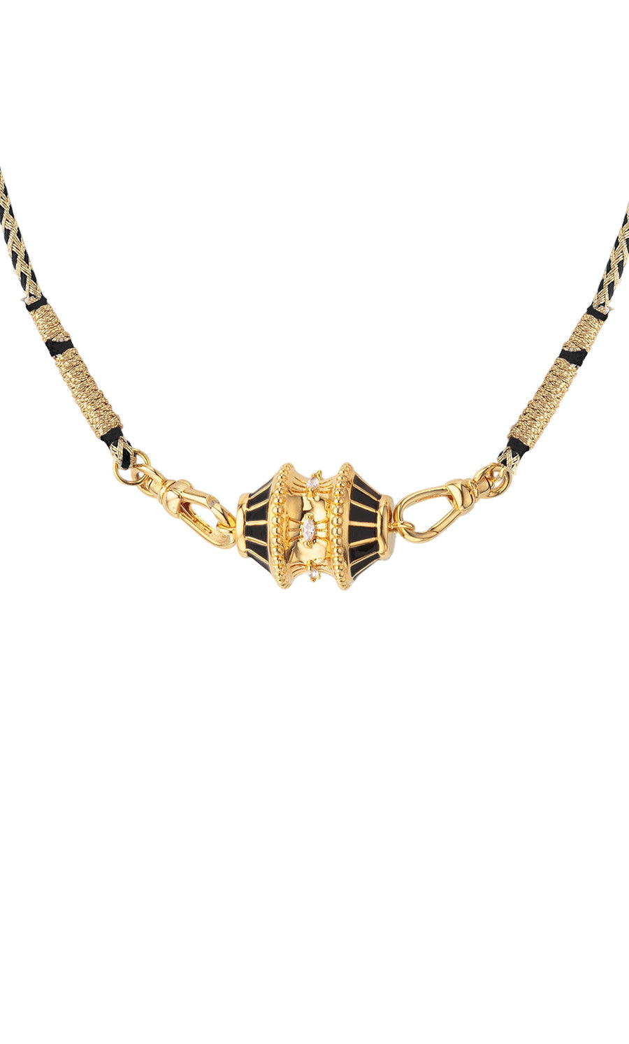 COLLIER - BIG TALISMAN BLACK