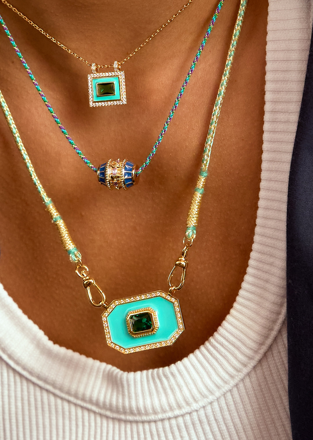 COLLIER - TURQUOISE YUCATAN