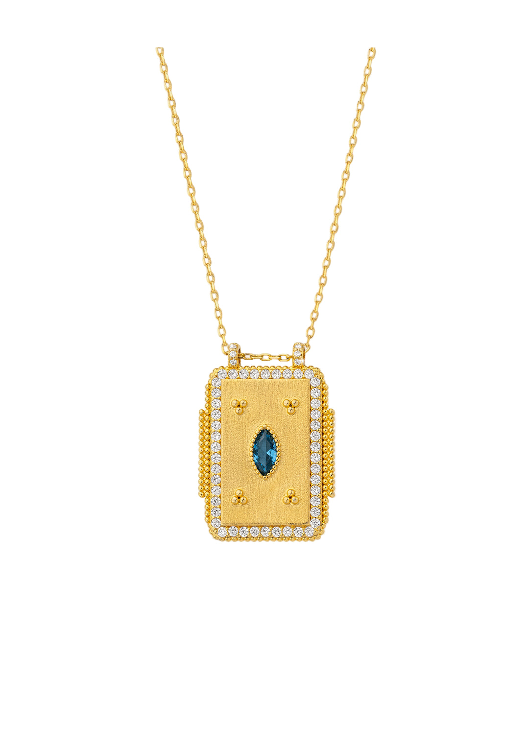COLLIER - BLUE MYSTIC TWICE BOHEME