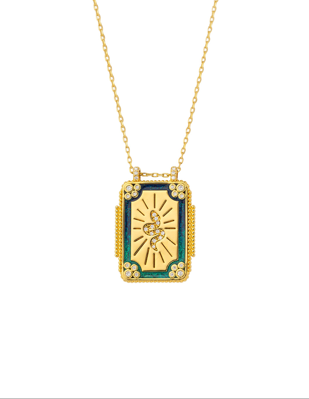 COLLIER - BLUE MYSTIC TWICE BOHEME