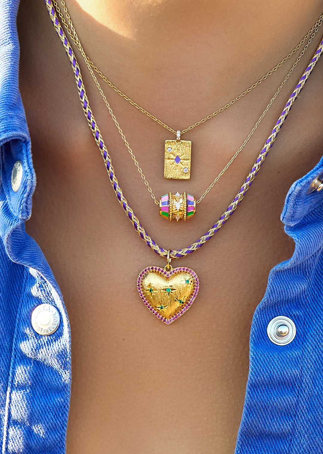 COLLIER - BIG FUN HEART