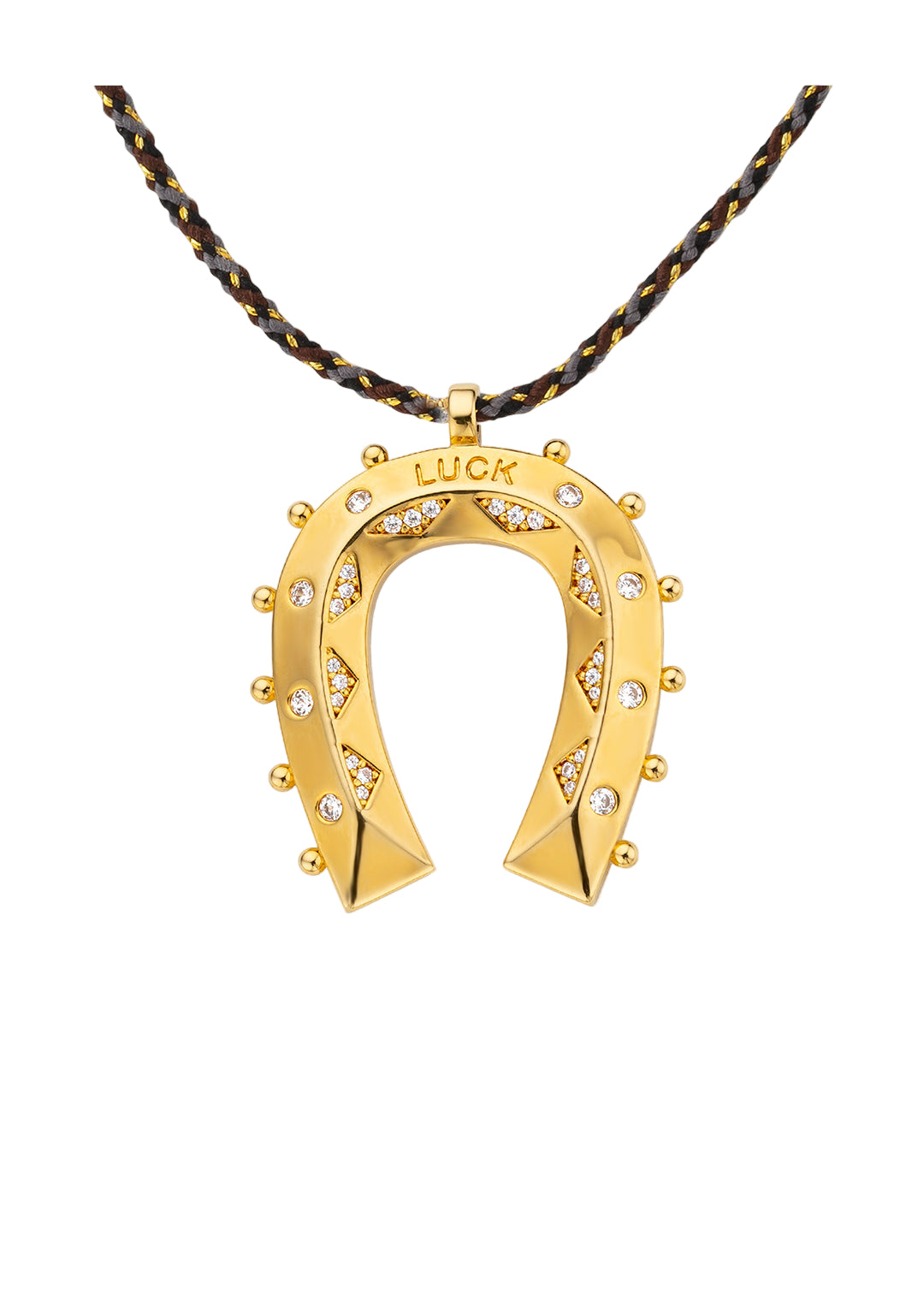 COLLIER - GOLD HORSESHOE