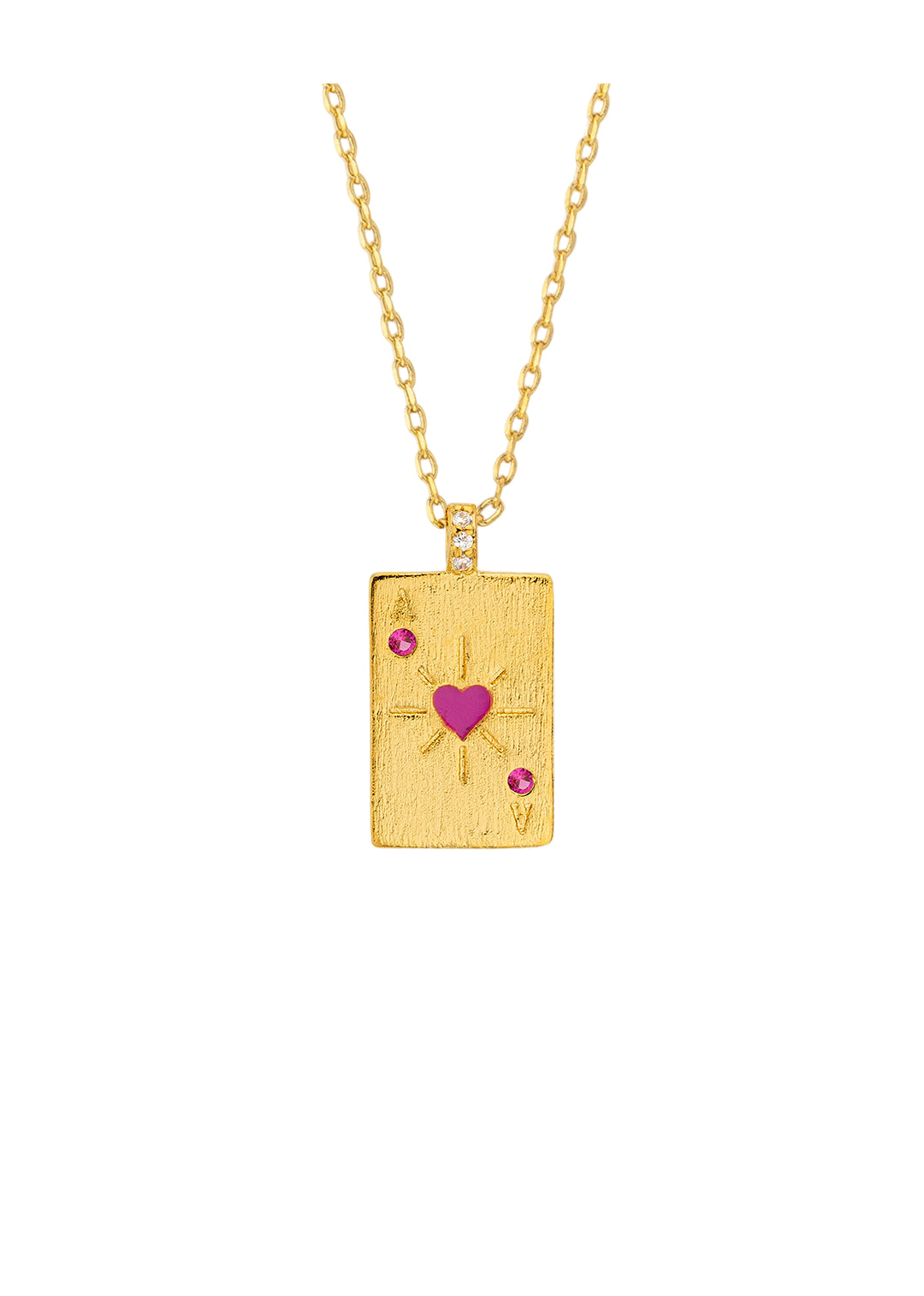 COLLIER - ACE OF HEART