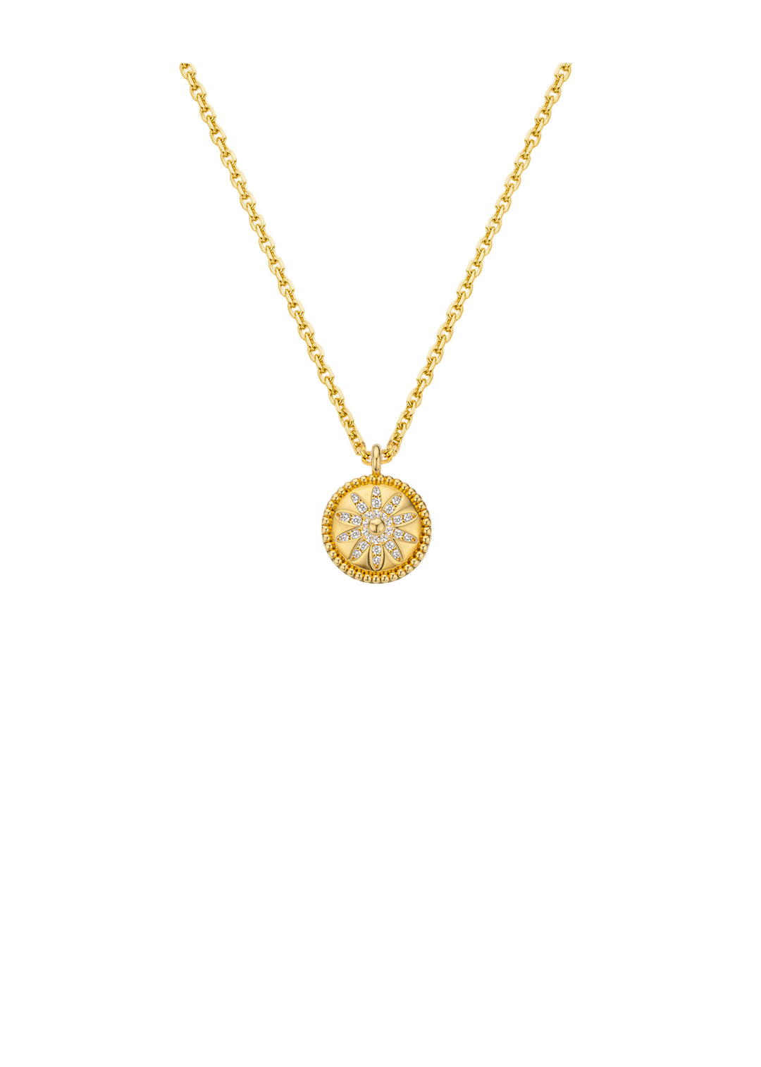COLLIER - GOLD FLOWER