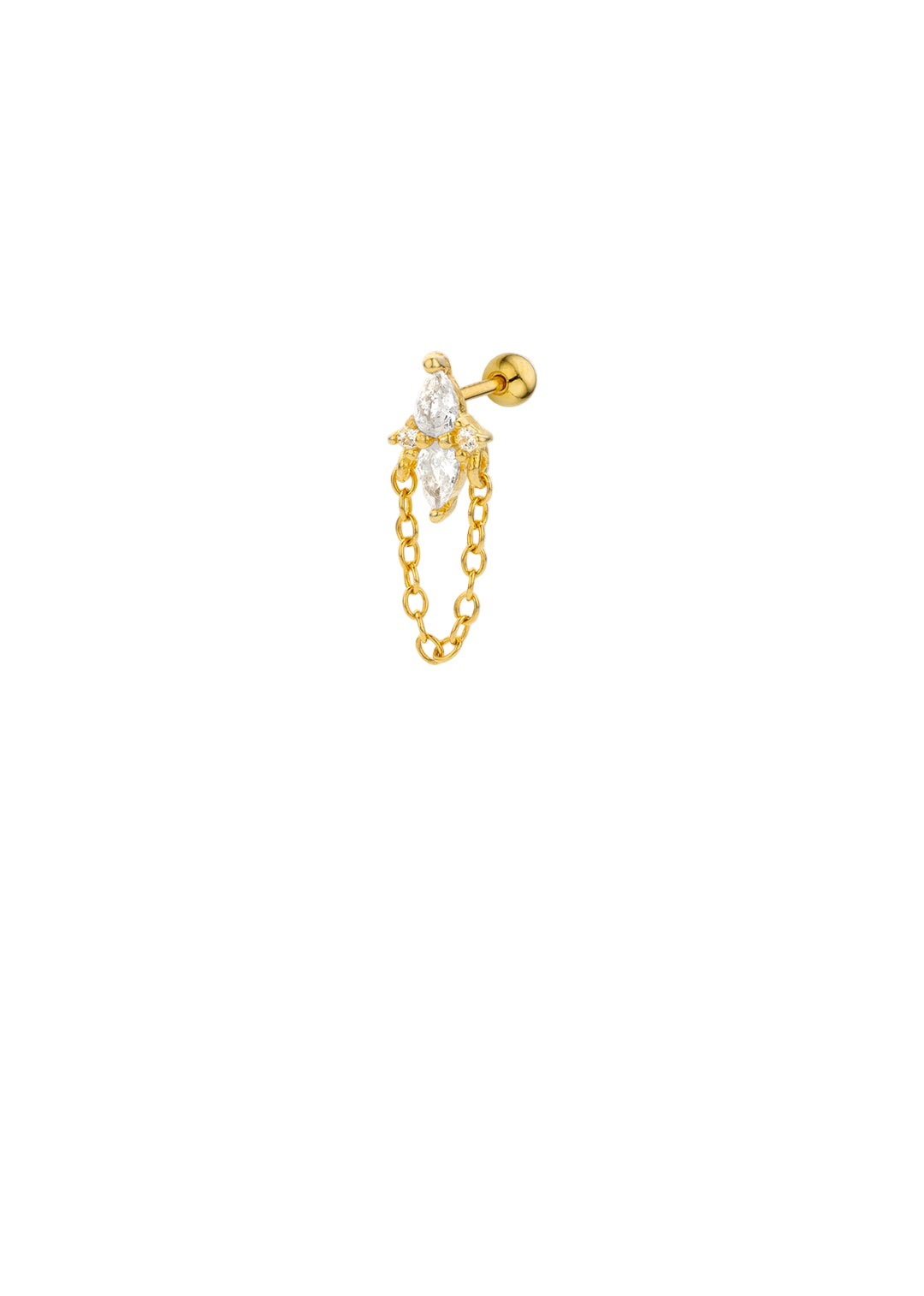 PIERCING - DUAL MARQUISE CHAIN
