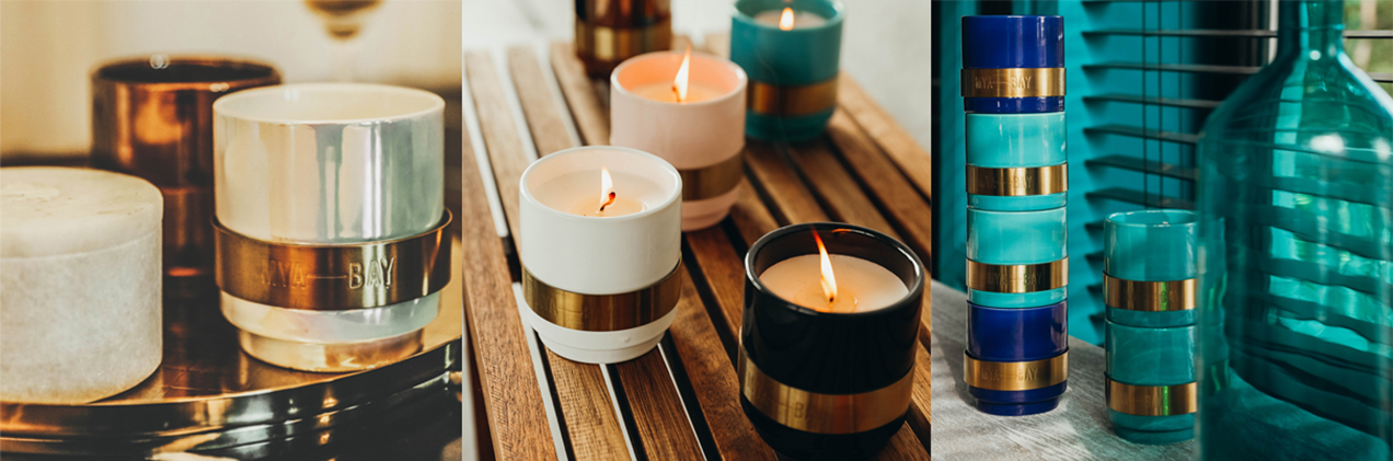 MYA BAY nacra black and riviera candles