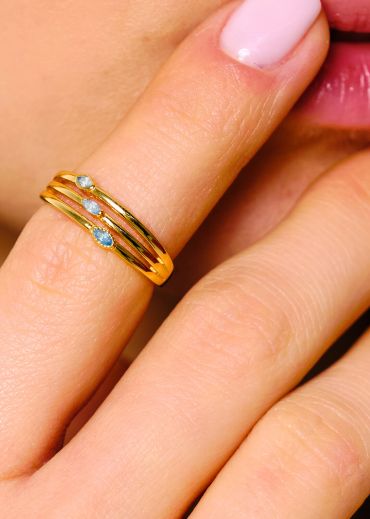 BAGUE - BLUE HOUSTON