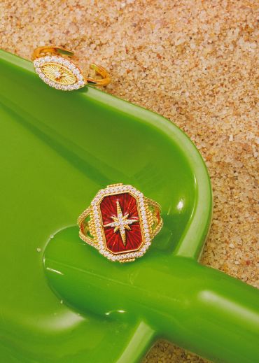 RING - TERRACOTTA DIWALI BOHEME