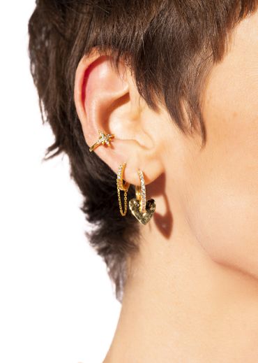 BOUCLES D'OREILLES - HEART HOOPS