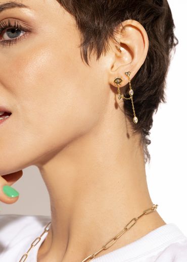 BOUCLES D'OREILLES - EYE  CHANDELIER