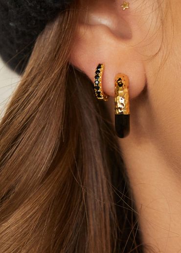 BOUCLES D'OREILLES - BLACK DELHI