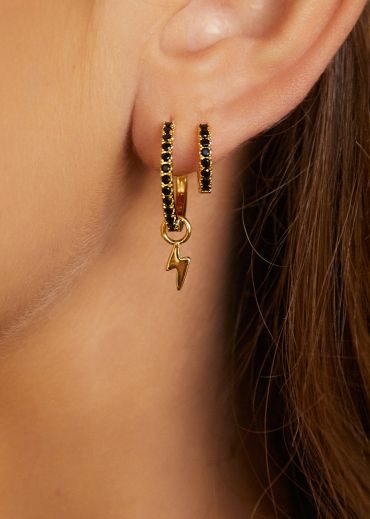 BOUCLES D'OREILLES - BLACK LOVELY DELHI